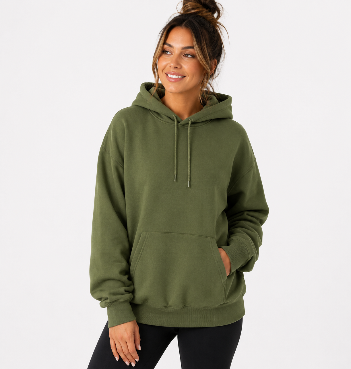 Personalised Unisex Hoodie - Olive