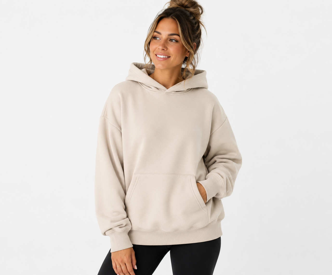 Personalised Unisex Hoodie - Latte