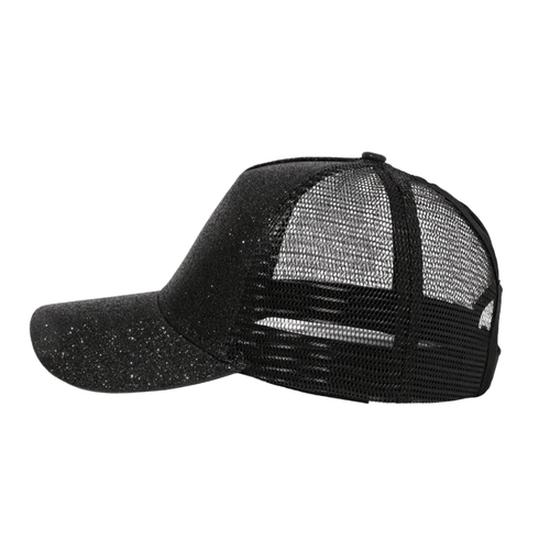 Glitter Cap - Black
