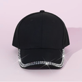 Black Bling Feature Cap
