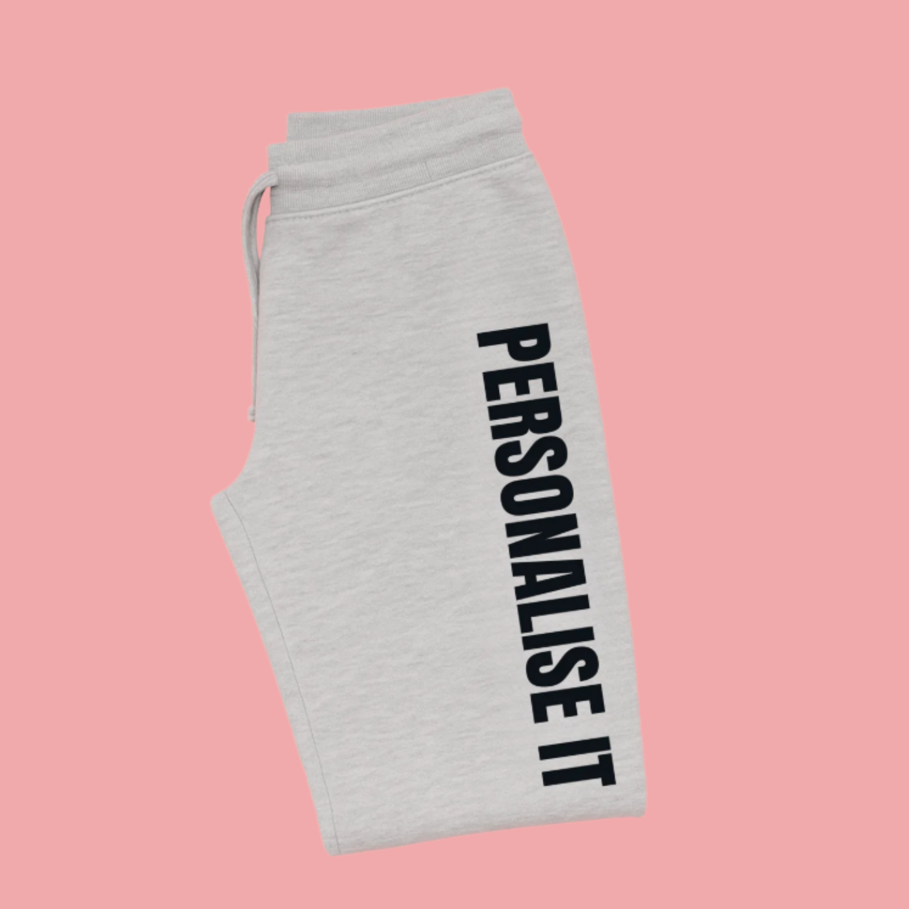 Personalised Track Pants - Grey Marle