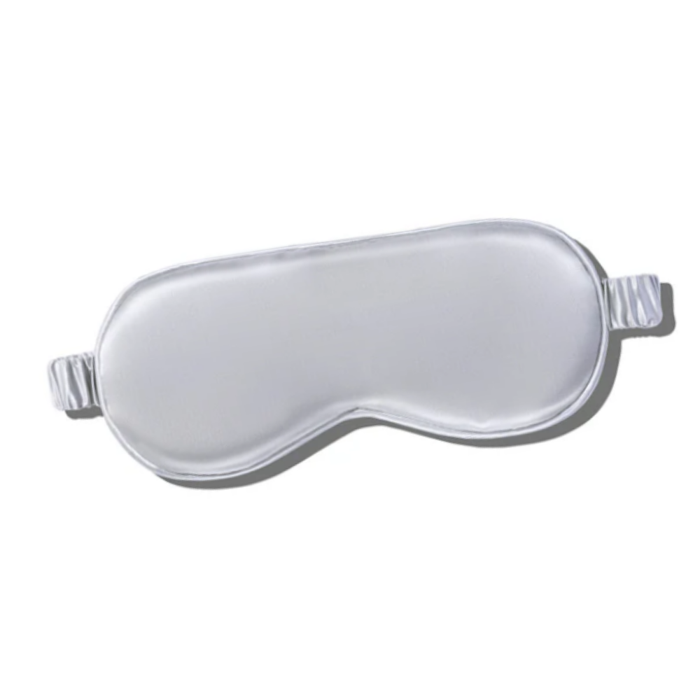 Satin Sleep Mask - Silver