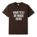 Simpli Must Have TShirt Personalised Custom Print Brown Tshirts - Personalise with your design