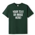 Simpli Must Have TShirt Personalised Custom Print Dark Green Tshirts - Personalise with your design