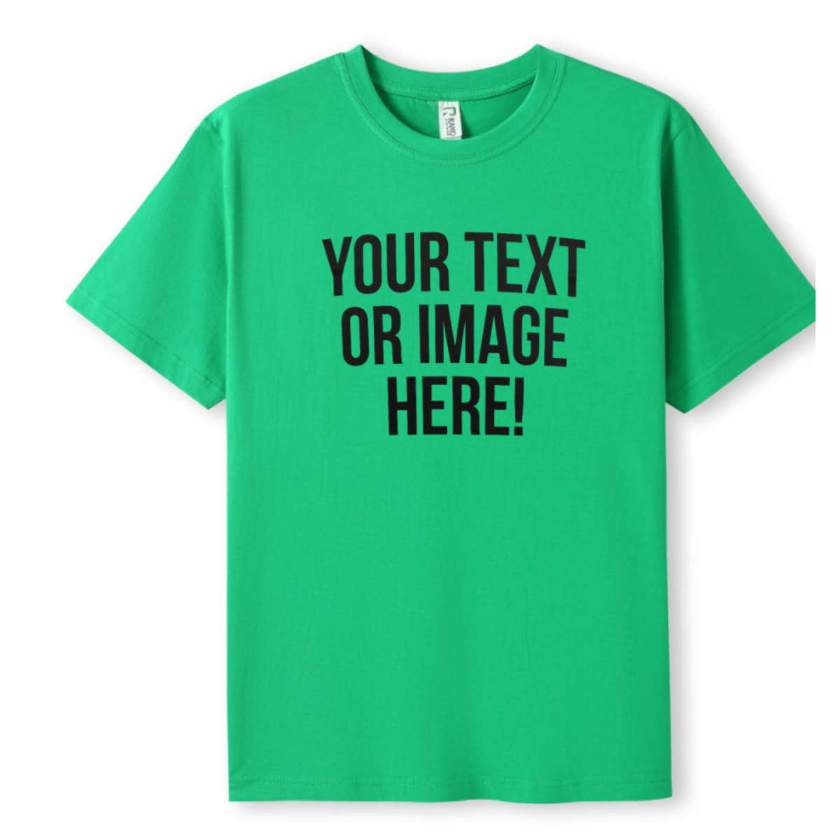 Simpli Must Have TShirt Personalised Custom Print Green Tshirts - Personalise with your design