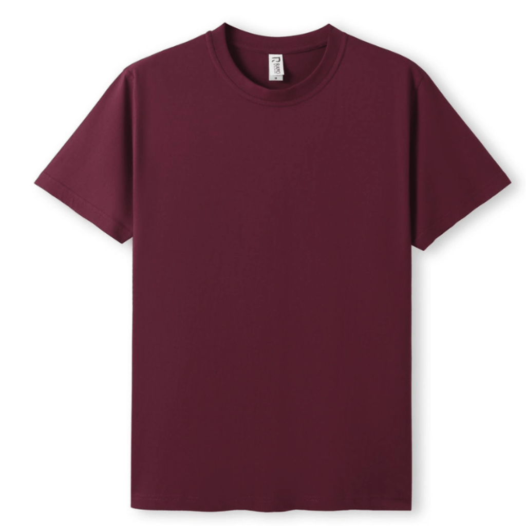 Simpli Must Have TShirt Personalised Custom Print Maroon Tshirts - Personalise with your design