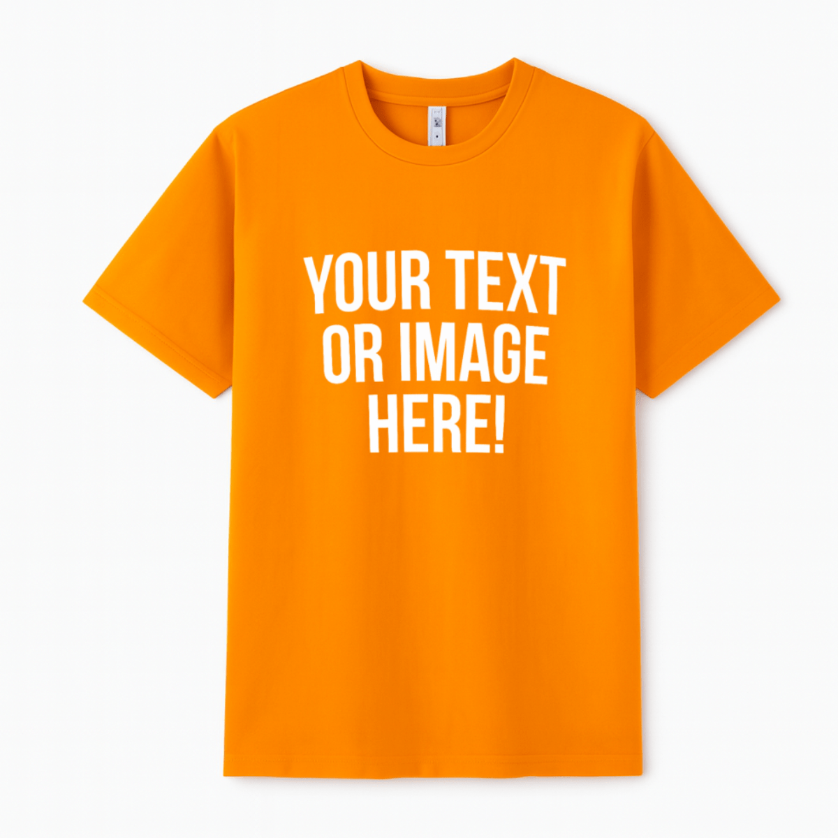 Simpli Must Have TShirt Personalised Custom Print Orange Tshirts - Personalise with your design