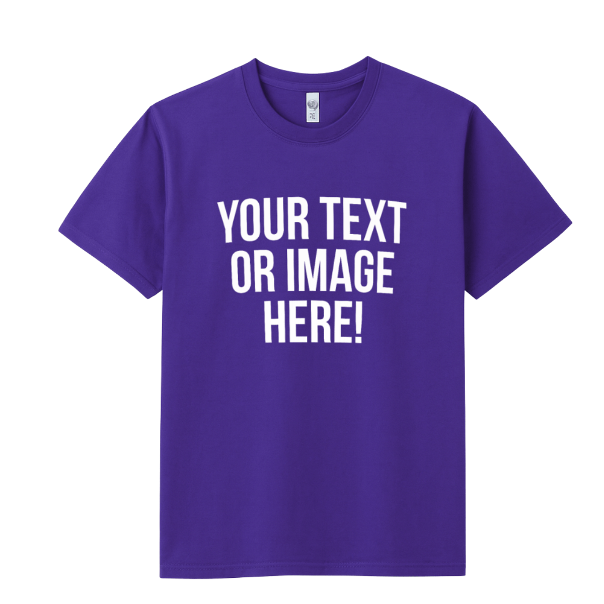 Simpli Must Have TShirt Personalised Custom Print Purple Tshirts - Personalise with your design