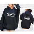 SimpliMust Jumper Personalised Hoodie - Black