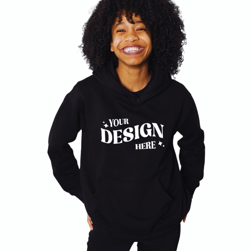 SimpliMust Jumper Personalised Hoodie - Black