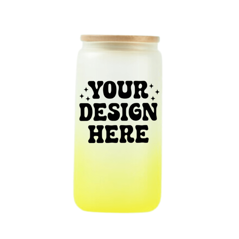 SimpliMust Libbey Glass Cup Personalised Glass Ombre Libbey Cup