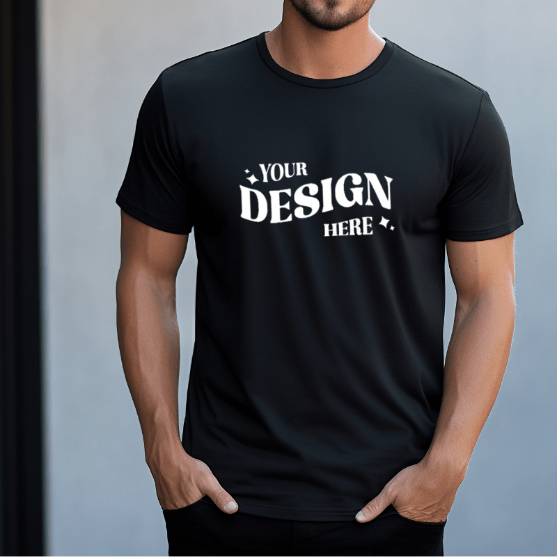 SimpliMust tshirt Personalised Tshirt - Black