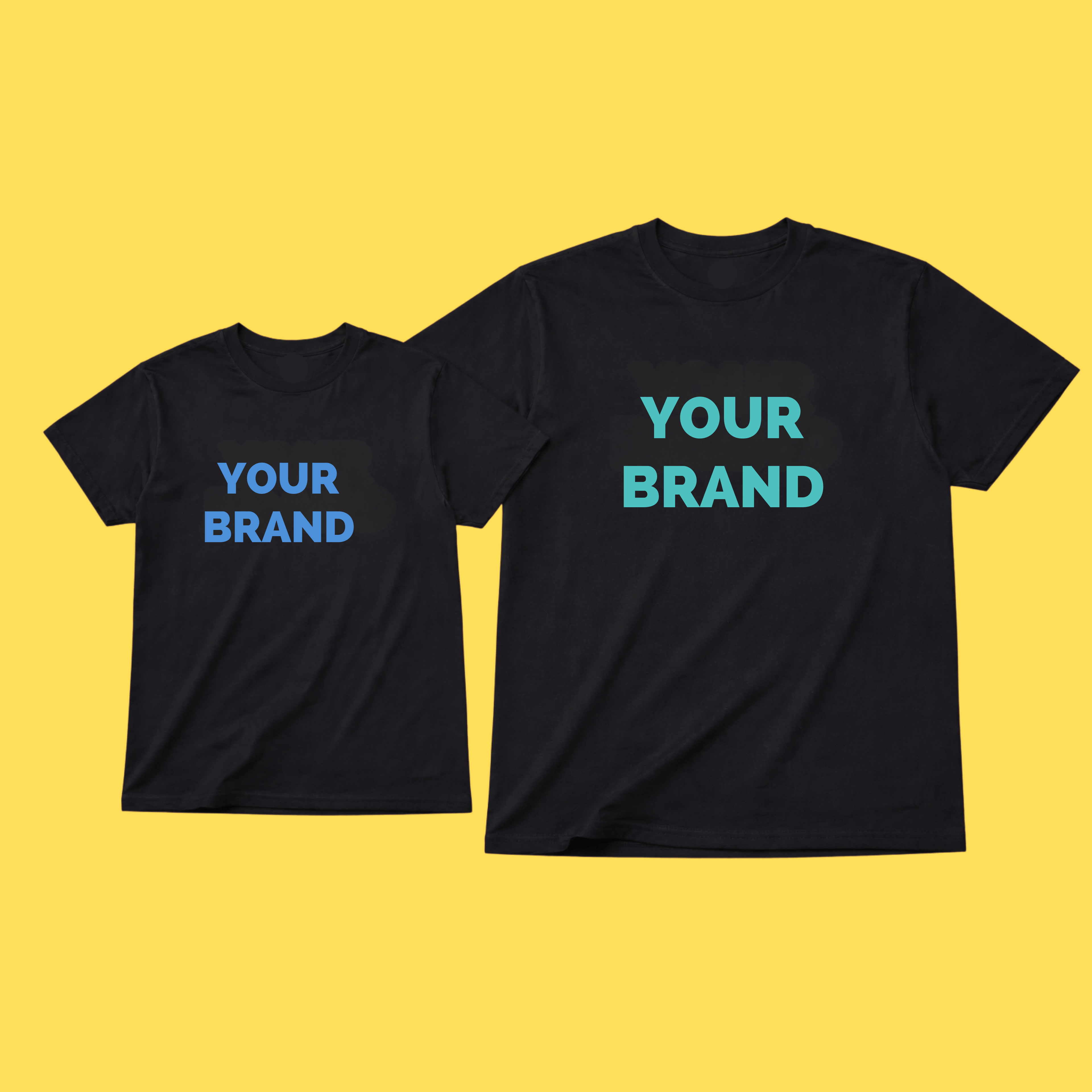 SimpliMust tshirt Personalised Tshirt - Black Unisex Crew Neck