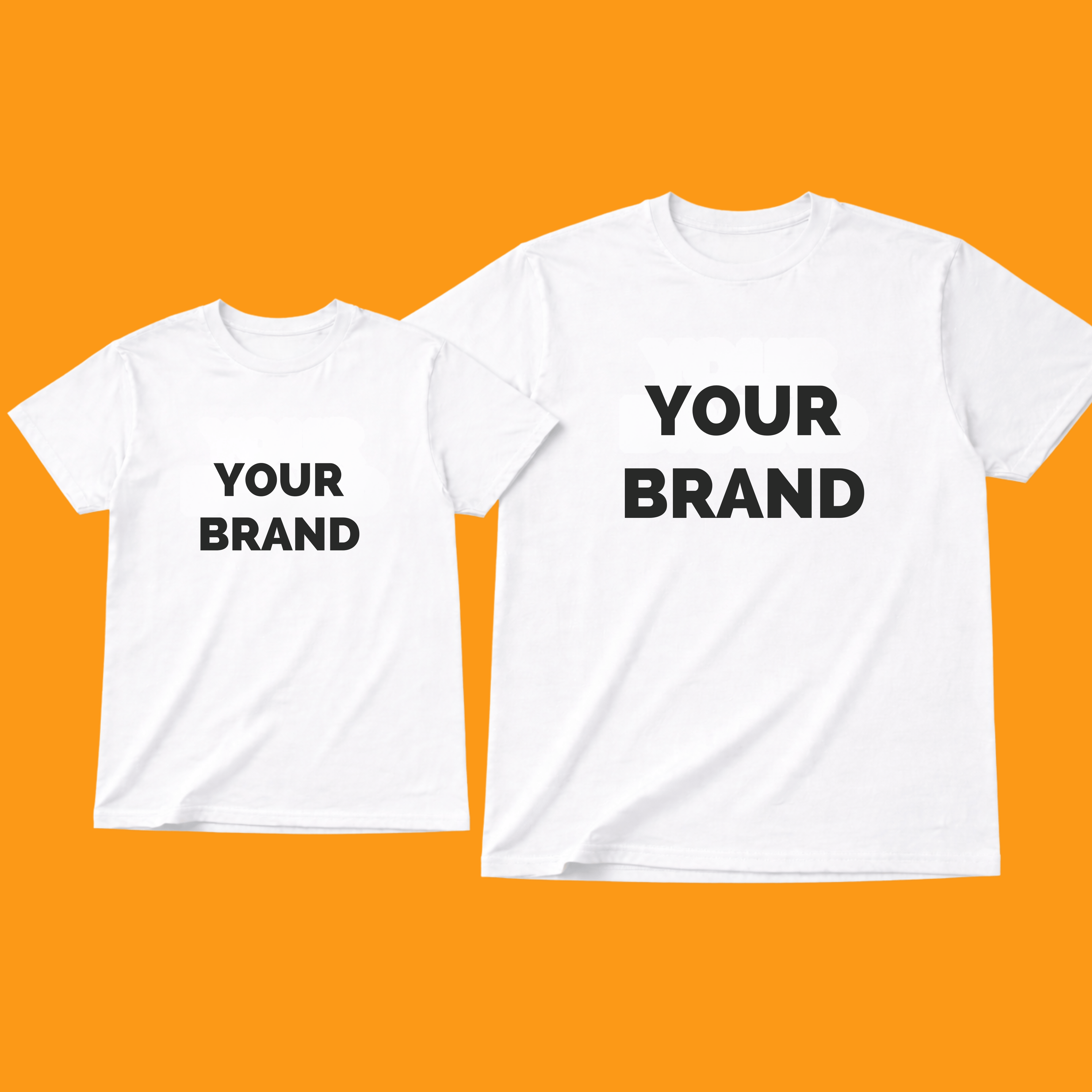 SimpliMust tshirt Personalised Tshirt - White Unisex Crew Neck